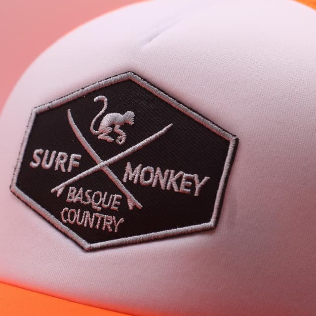 Detalle de Surf Monkey Cappello Trucker imbottito con griglia per bambini 6-12 anni (Wear&Care)