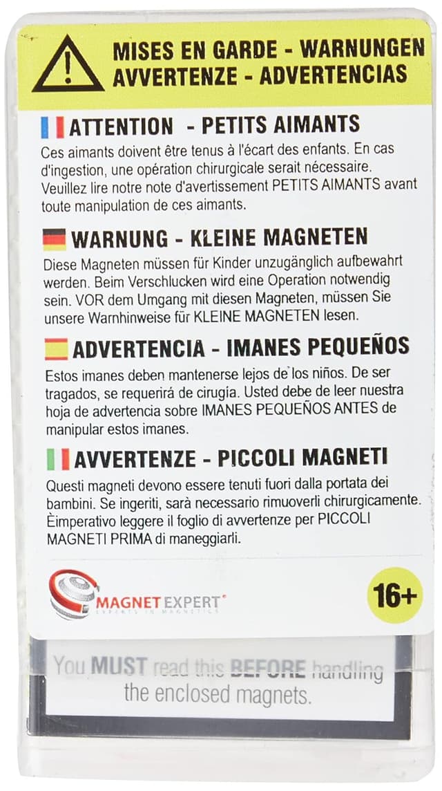 Detalle de First4magnets Stitch In en PVC aimanté à changement rapide (10 paires) – pour couture, arts et bricolage