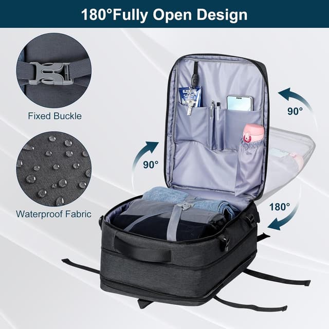 Thumbnail 2 de Cozary Mochila viaje cabina 42×30×16 cm