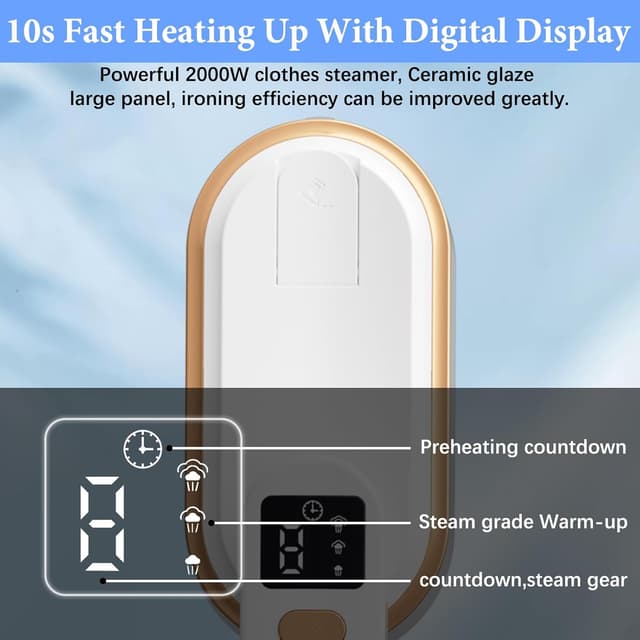 Thumbnail 1 de Steam Iron Travel Steamer 2000W handheld steamer