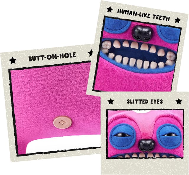 Detalle de Fuggler Gold Fuggs von ZURU Funny Ugly Monster Plüsch (Greedy Grinner - Pants), zum Sammeln