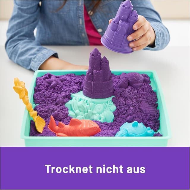 Thumbnail 3 de Kinetic Sand Sandbox Set Lila 454 g