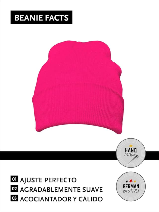 Detalle 1 de DonDon Gorro beanie invierno suave