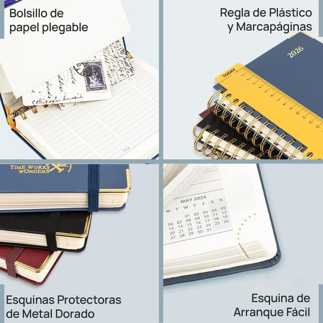 Thumbnail 5 de POPRUN Agenda 2026 Semana Vista 21,5 x 16 cm