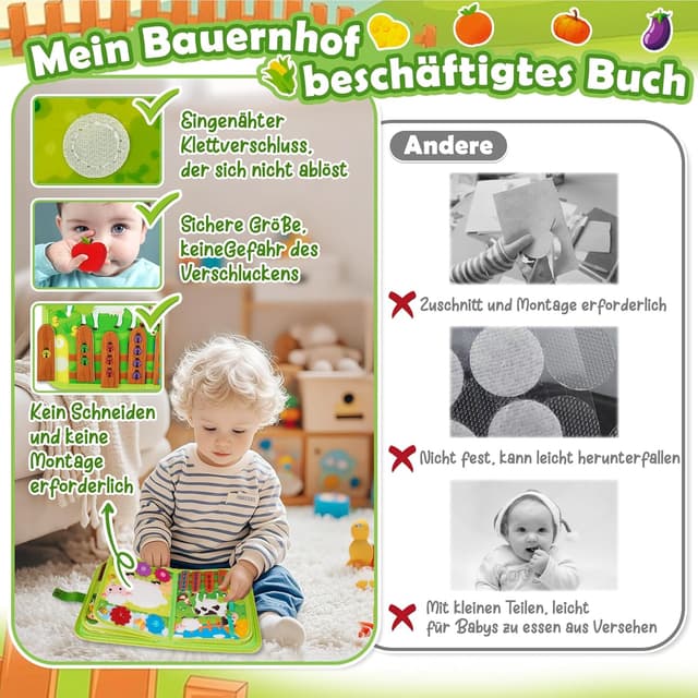 Thumbnail 4 de Busy Board Montessori Lernspielzeug 12+ Monate