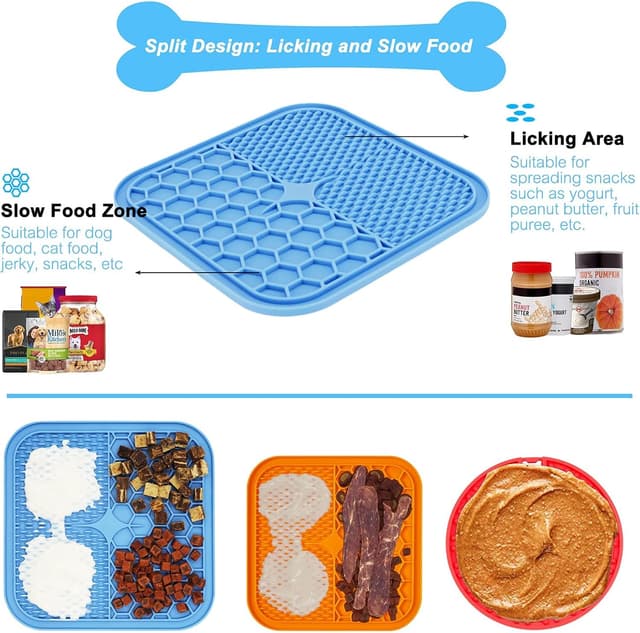 Detalle 2 de Hysagtek 3 pack lick mats for dogs