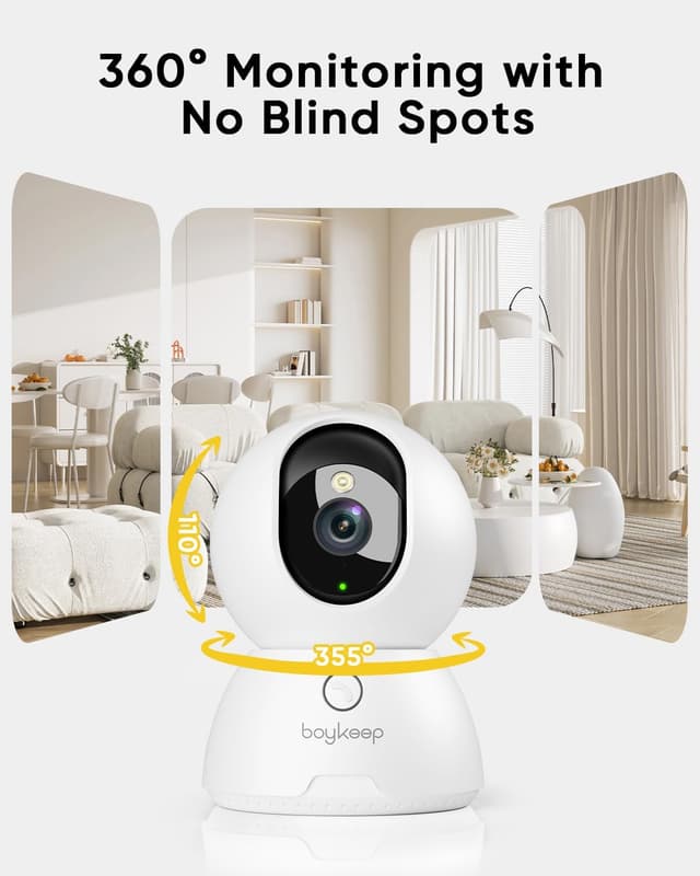 Detalle de BoyKeep indoor security camera 2K