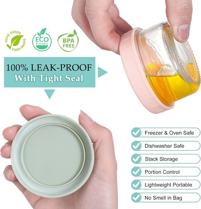 Thumbnail 2 de VITEVER Salad Dressing Container 2.7 oz 🥣