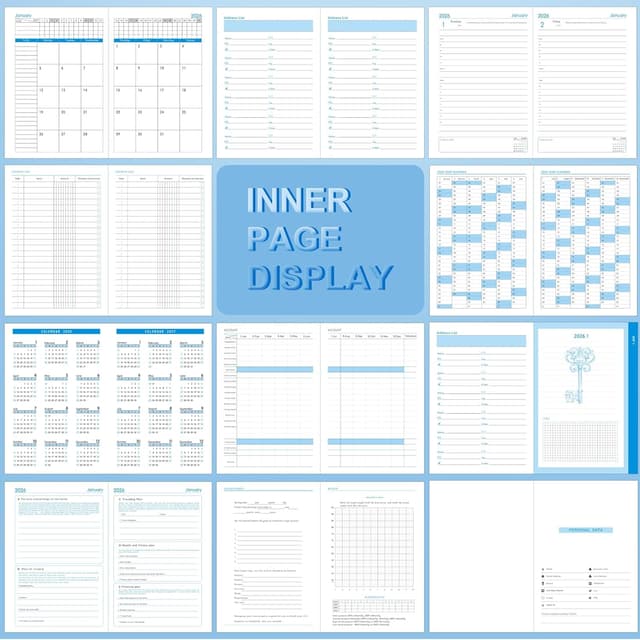 Detalle de 2026 Diary A5 Page a Day Daily Planner 📓