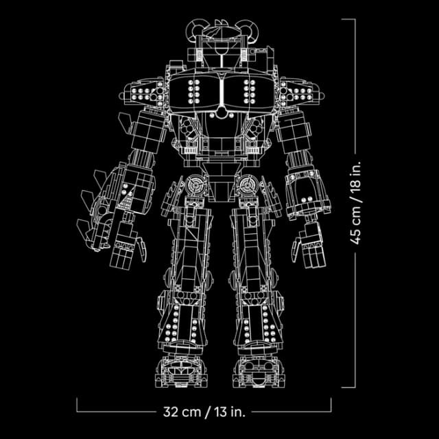 Thumbnail 9 de LEGO Fortnite Mecha-Anführer 77078 (2.503 Teile) – großer Mecha zum Bauen und Ausstellen