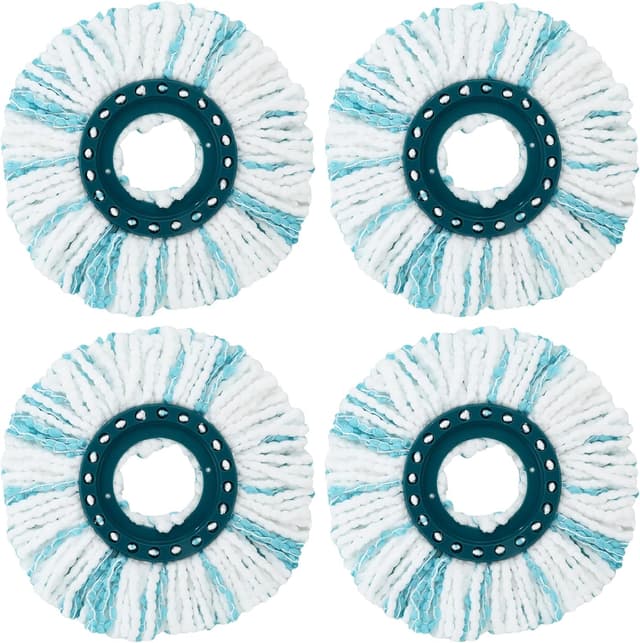 Thumbnail 6 de Set 6 testine ricambio Leifheit CLEAN Twist Disc Mop Ergo in microfibra