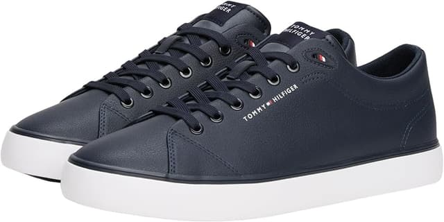 Detalle de Tommy Hilfiger Core Low piel azul 44