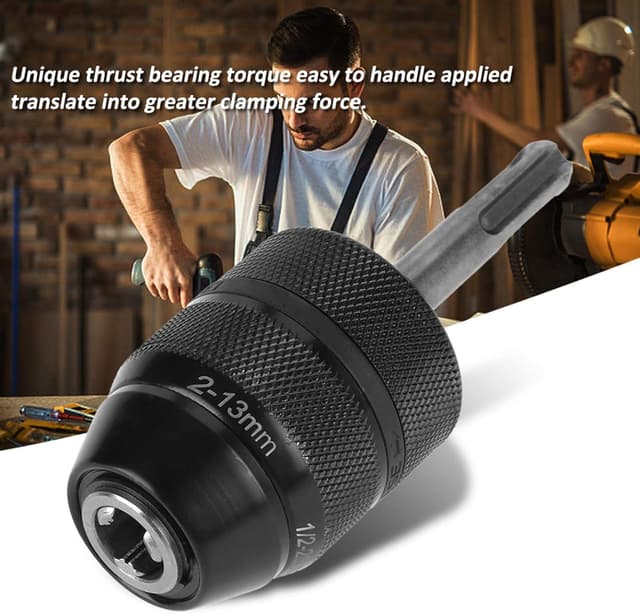 Detalle 2 de Mandrin SDS 2-13mm 1/2-20UNF avec Adaptateur