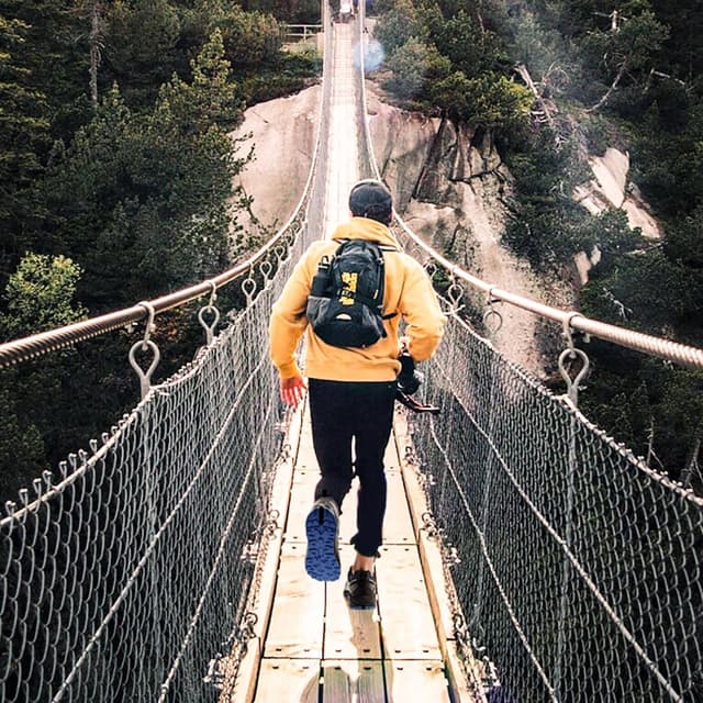 Detalle 2 de FitVille Scarpe Trail Running Uomo con pianta larga (fino a 4E) e suola antiscivolo da trekking e camminata