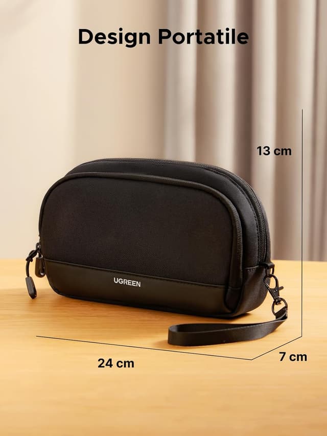 Thumbnail 6 de UGREEN Borsa accessori da viaggio per elettronica (taglia M) con organizer cavi e tasche