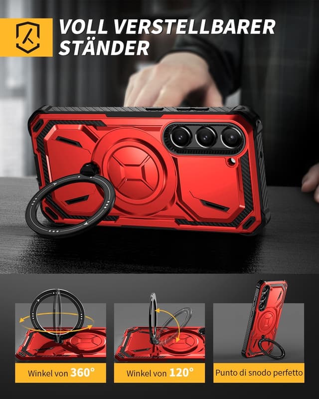 Thumbnail 4 de Lanhiem Galaxy S25 Plus Hülle mit Schutzfolie