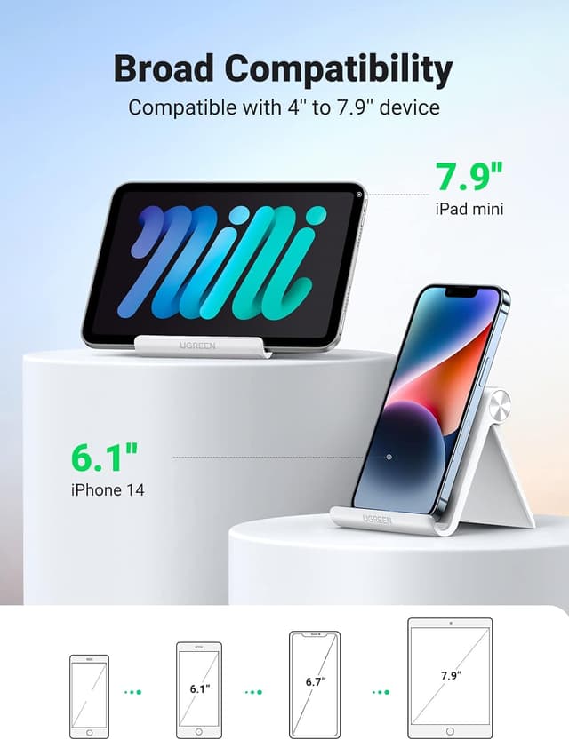 Thumbnail 3 de UGREEN Soporte Móvil Mesa 0–100°