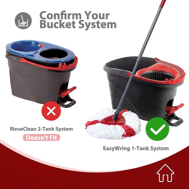 Detalle 2 de Mop Head Replacement 5 Pack Microfibre