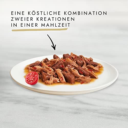 Detalle de PURINA GOURMET Gold Délicatesse au bœuf et au poulet, 12 sachets de 85 g 🍽