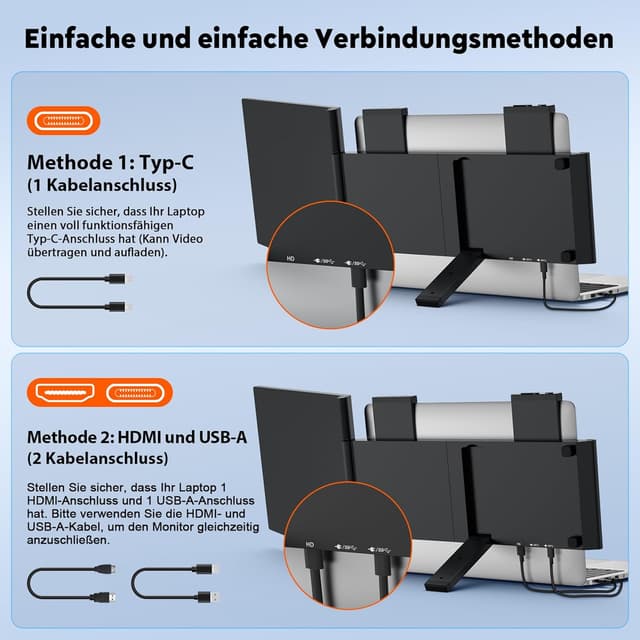 Thumbnail 5 de MAGICRAVEN Laptop Bildschirm Erweiterung 15.6 Zoll