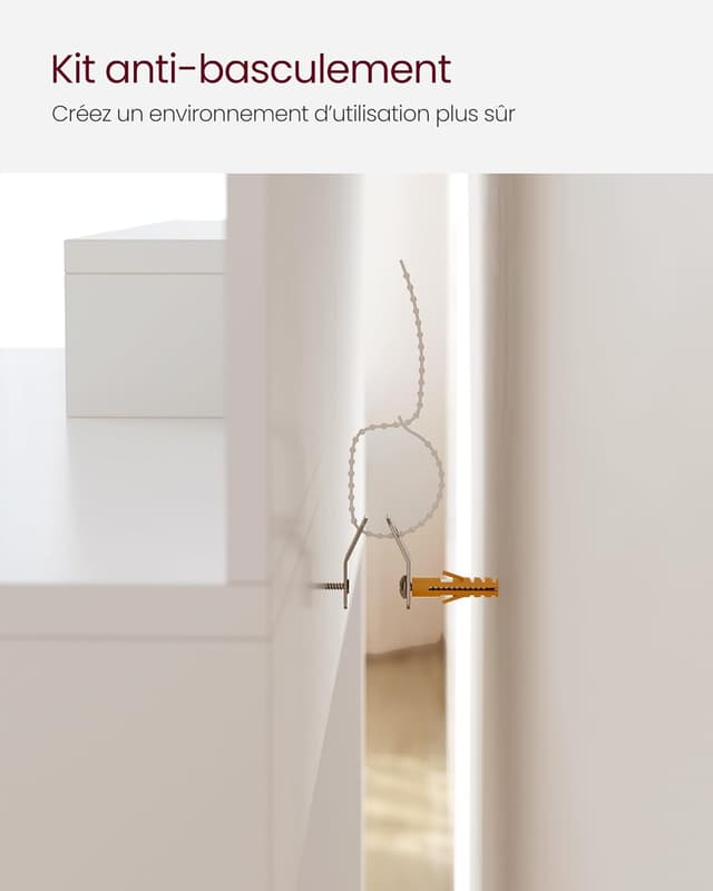 Thumbnail 6 de VASAGLE RDT719W01 coiffeuse 120 kg đź’„