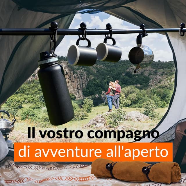 Detalle de 50 elastici con sfera per teloni, striscioni e rimorchi: tenditori piccoli in gomma nera (cavo elastico di fissaggio)