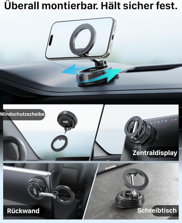 Thumbnail 2 de YOSH MagSafe Autohalterung mit 300 N Haftkraft