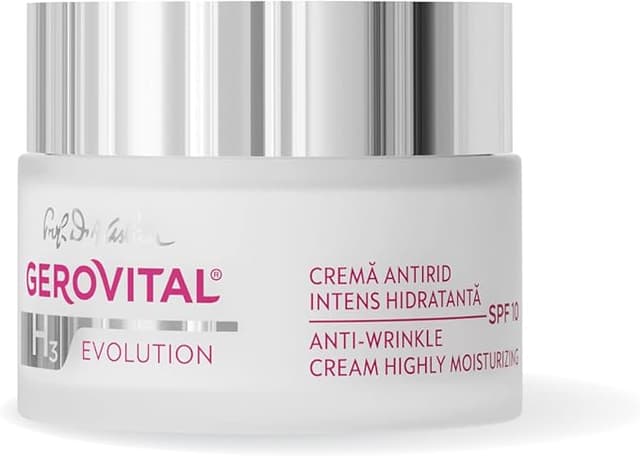 Imagen de Gerovital H3 Evolution Crema Facial Antiarrugas SPF 10 🌸 en OfertitasTOP