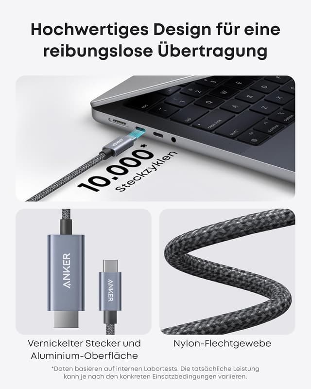 Thumbnail 5 de Anker HDMI auf USB-C Kabel 90cm 4K@60Hz HDR