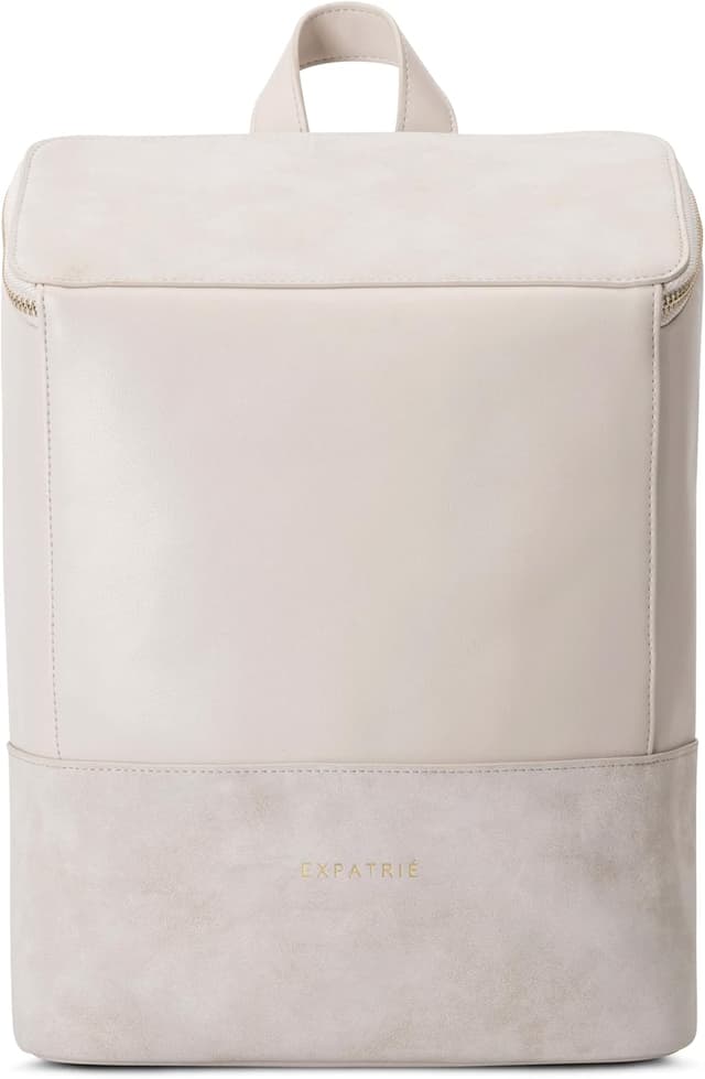 Thumbnail 6 de Expatrié Damen-Rucksack „Malou“ – kleiner Leder-Cityrucksack für Uni, Business & Alltag (9 Liter, wasserabweisend)