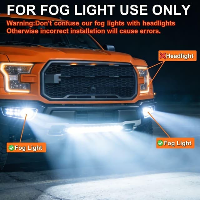 Thumbnail 4 de SEALIGHT H4 Fog Light Bulbs 40000LM