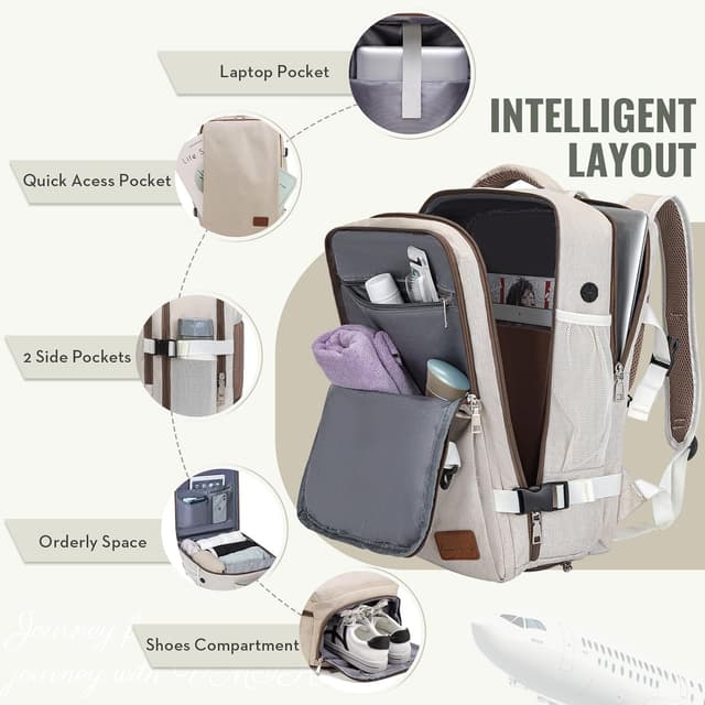 Thumbnail 5 de VMIKIV Zaino Ryanair 40x30x20 per viaggio