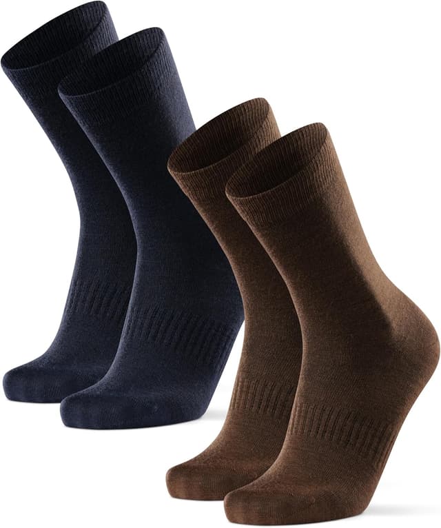 Detalle de Danish Endurance Merino Wool Hiking Liner Socks (2-Pack) – low-bulk blister-preventing liner socks