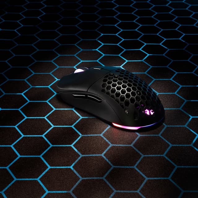 Detalle 2 de Newskill Arakne Elite ratón gaming inalámbrico 16.000 DPI 🖱