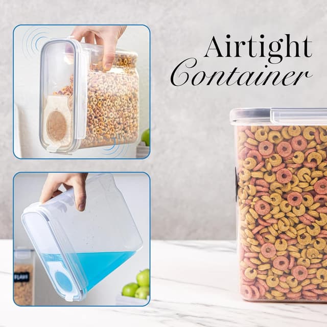 Thumbnail 6 de nuovva Cereal Storage Containers 4L set