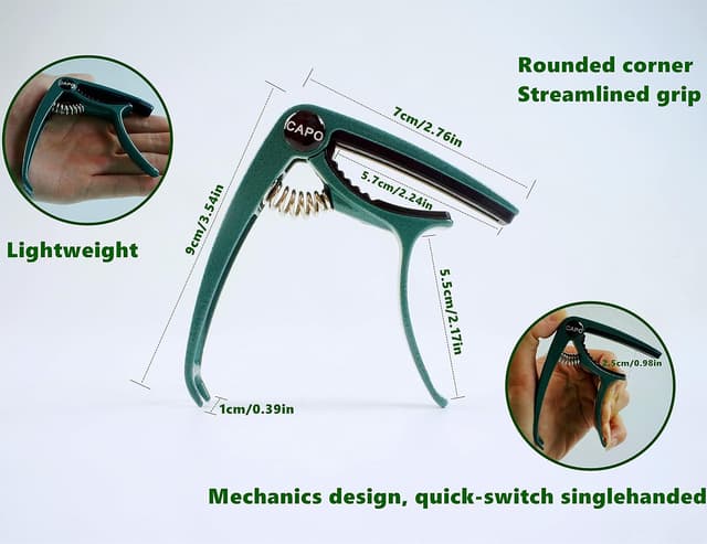 Thumbnail 3 de SUCCESS Guitar Capo Lightweight Zinc 2.3oz 🎸