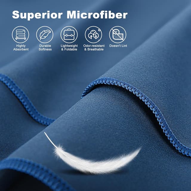 Detalle 2 de HiiPeak microfibre towel, 50 x 30cm