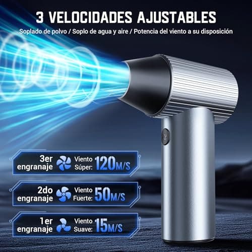 Detalle 2 de Solareye Air Duster Portátil Inalámbrico 300,000 RPM