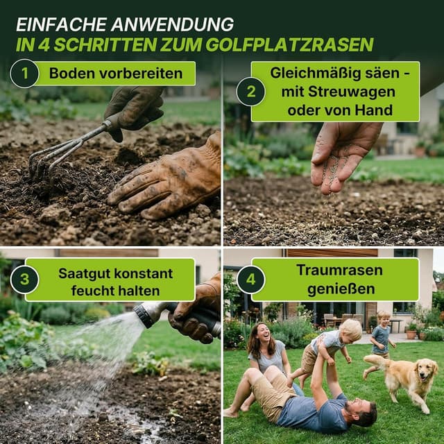 Detalle de Terrauno Rasensamen 10 kg für 200 m²