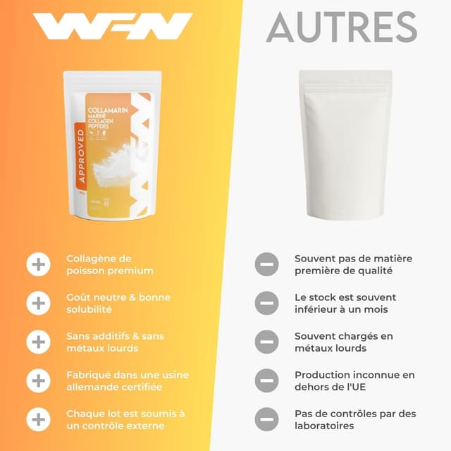 Thumbnail 3 de WFN Approved Collamarin Collagène marin 400g