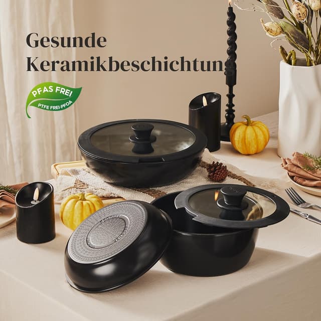 Detalle 2 de Redchef Topfsets Pfannenset 16-teilig