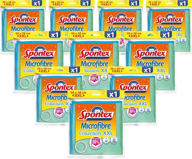 Thumbnail 6 de Spontex Mikrofaser Allzwecktücher 8+2