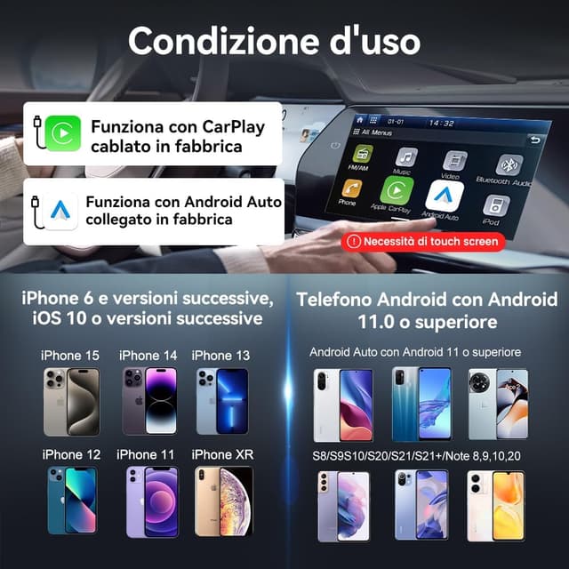 Thumbnail 4 de CarlinKit Android 13.0 RAM 4G + ROM 64G per auto