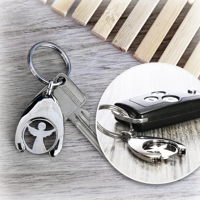 Thumbnail 1 de Com-Four® Llavero Ángel Guardián con chip extraíble