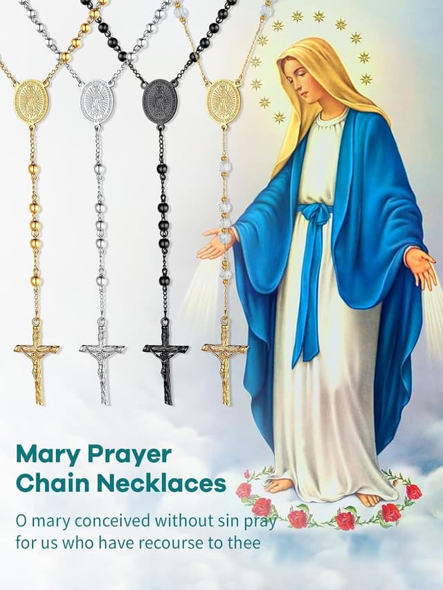 Detalle 2 de Supcare Collana rosario 66+16 cm