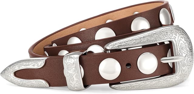 Imagen de SUOSDEY Damen Ledergürtel 2 cm en OfertitasTOP