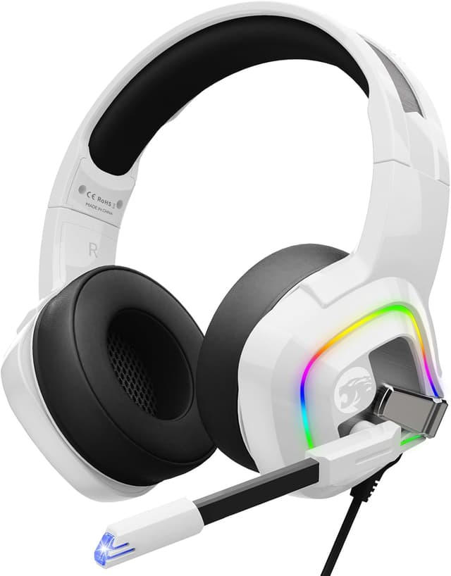 Detalle de ZIUMIER ZIUMIER White gaming headset 3.5mm