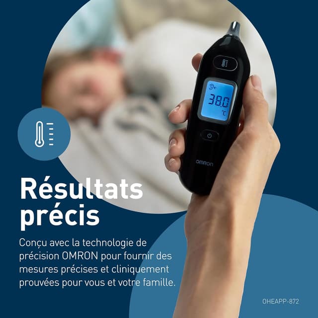 Thumbnail 2 de OMRON Gentle Temp 533 thermomètre 1 s 🌡