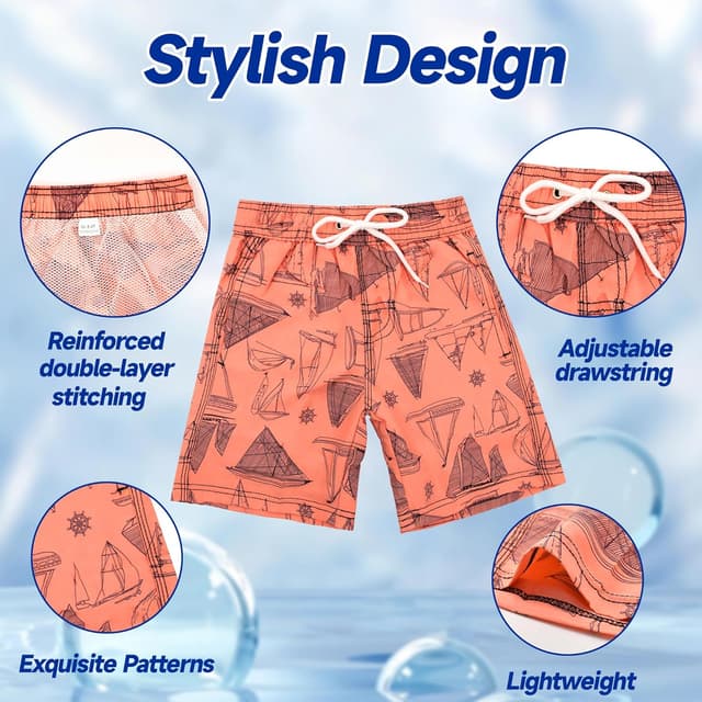 Detalle 1 de GENTABY Boys beach swim shorts