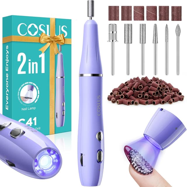 Detalle de COSLUS Professionell Nagelfräser 25.000 U/min